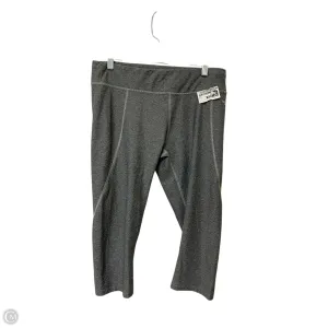 Athletic Leggings By The North Face In Grey, Size: L