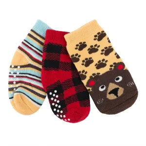 Buddy Baby 3 Pair Sock Set - Bosley Bear