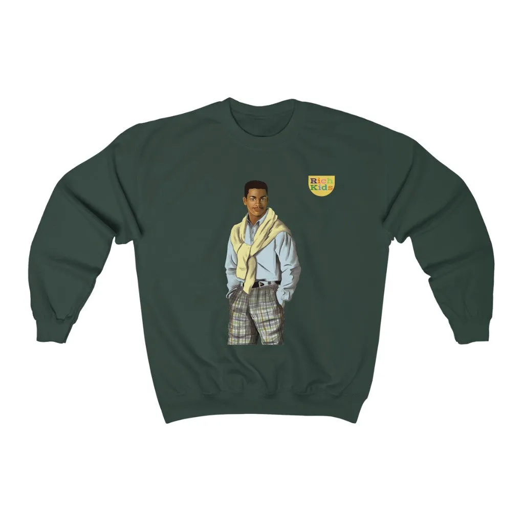 Carlton Rich Kids -Unisex Crewneck Sweatshirt