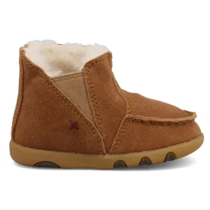 CLTICA0021-7M-Tan Twisted X Infants Chukka Drving Moc Slip On