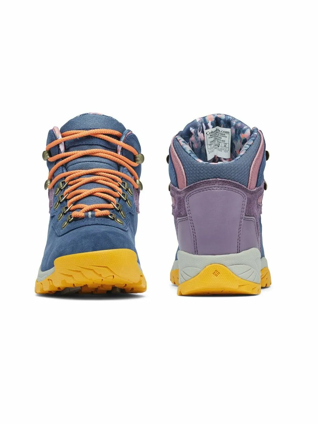 Columbia Women Blue NEWTON RIDGE PLUS AMPED DESERT NIGHT Water Resistant Shoes