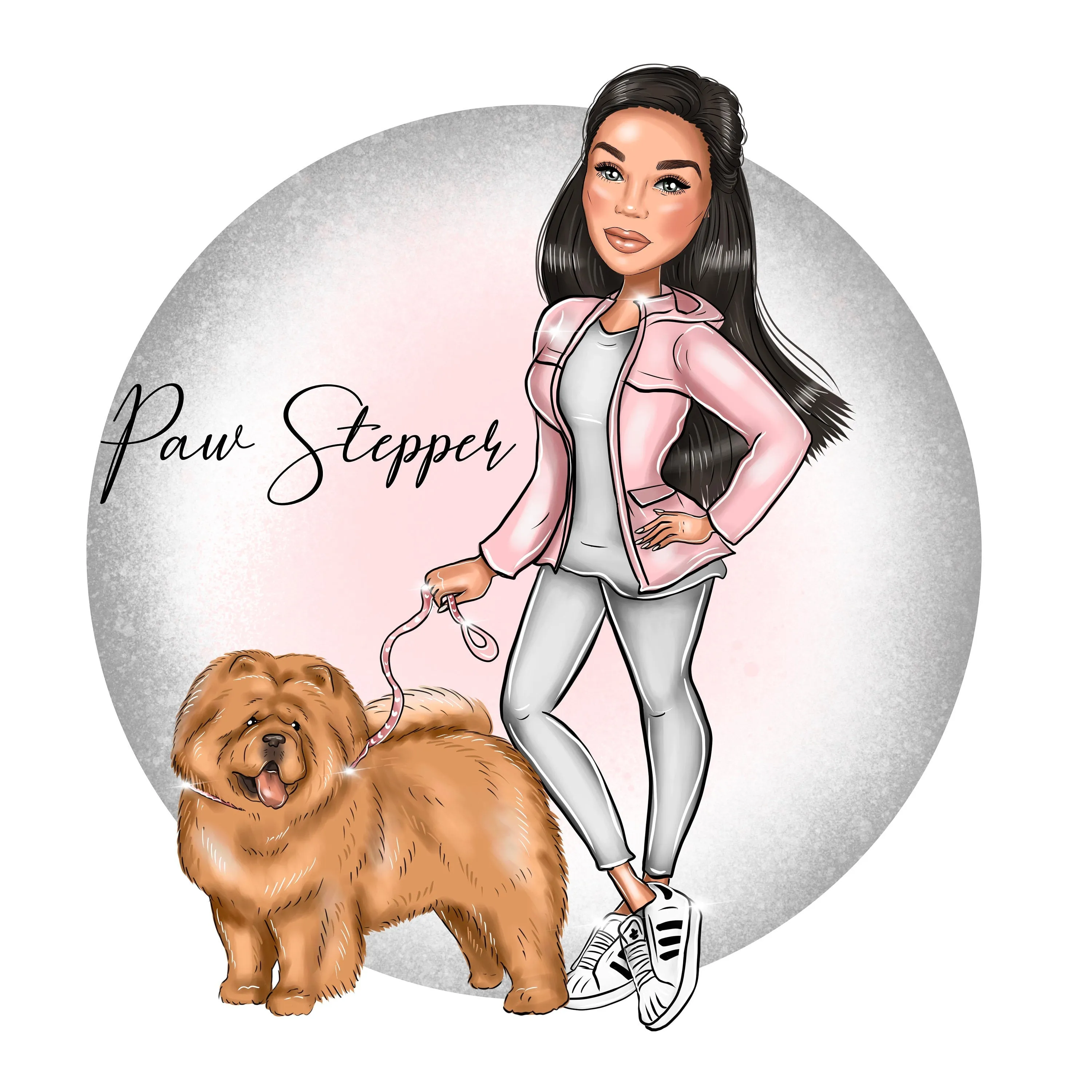 Dog Walking Logo