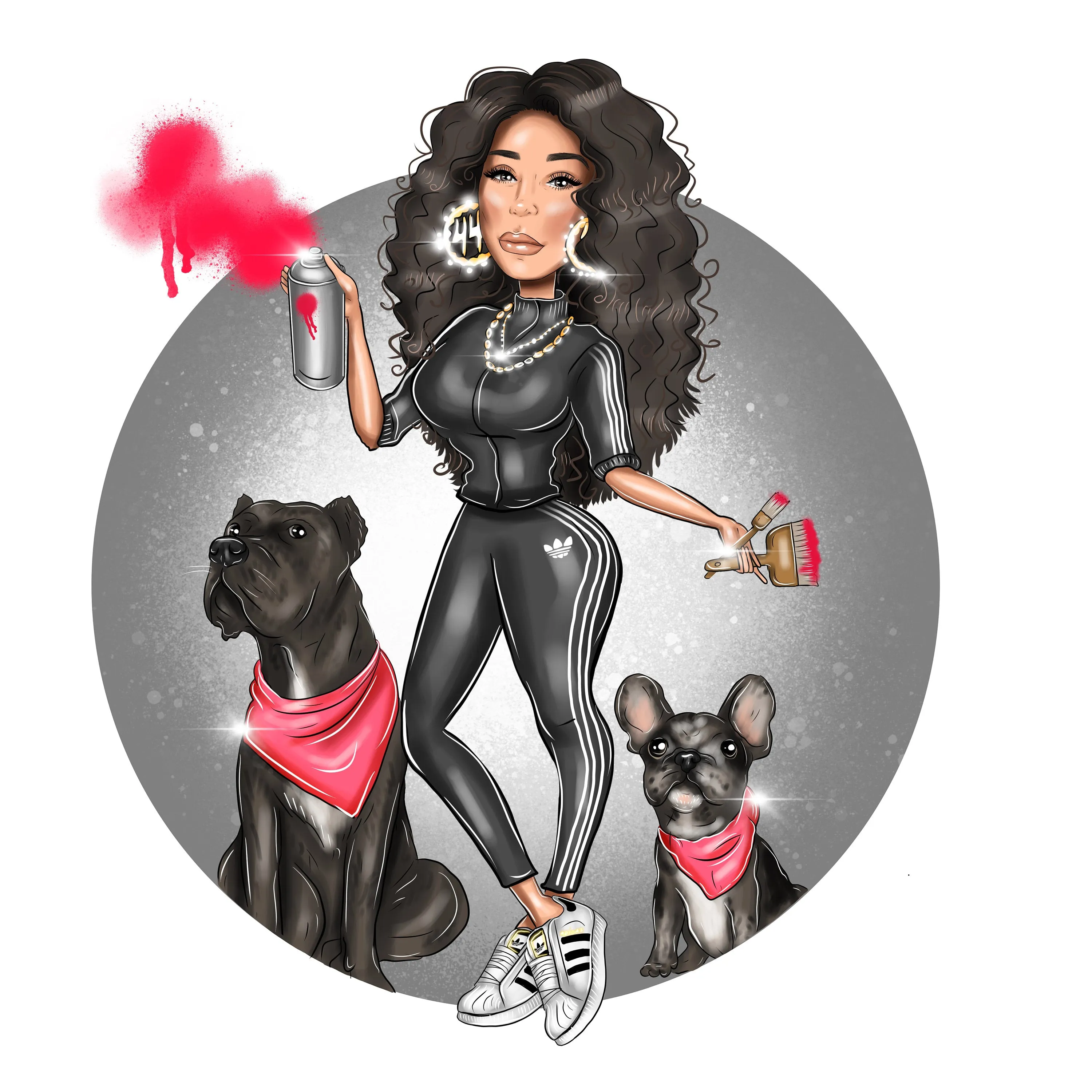 Dog Walking Logo