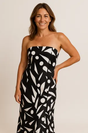 Eliane | Elegant Strapless Dress