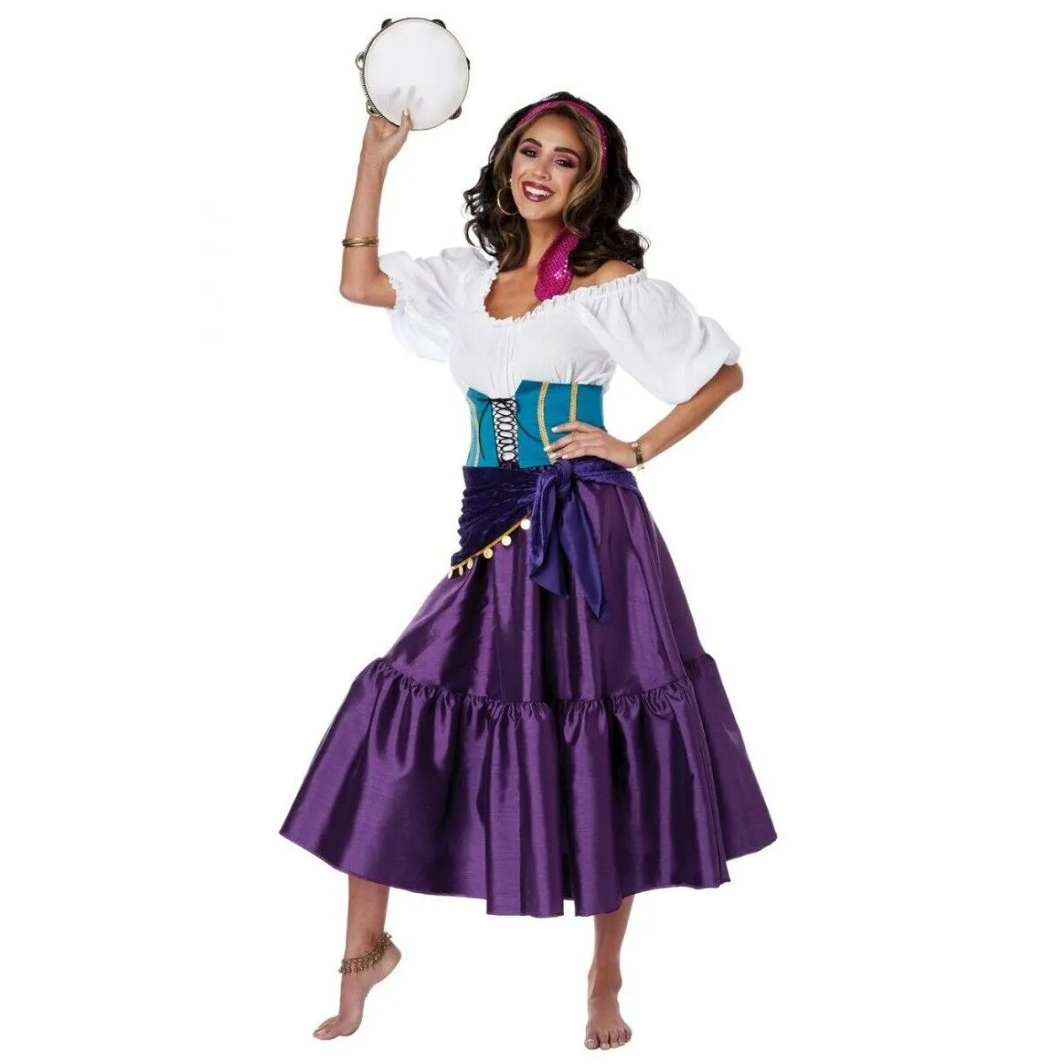 Enchanting Gypsy Fortune Teller Women  Costume