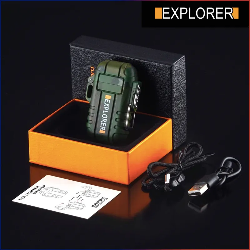 Explorer Camo Plasma Rechargeable Waterproof Electric Cigarette Lighter