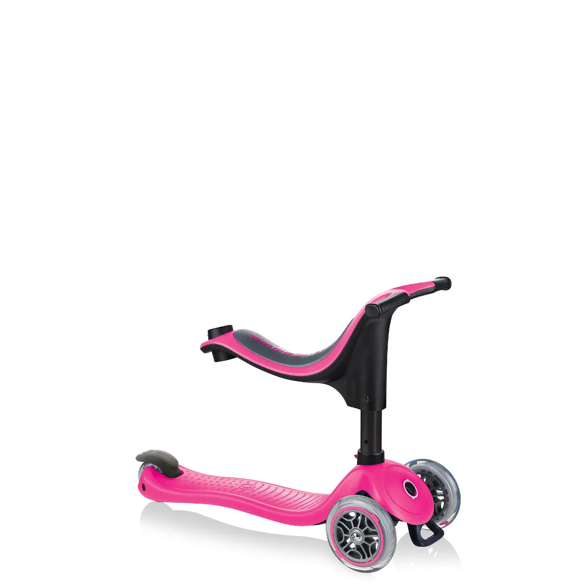 Globber GO UP Sporty Toddler Scooter With Seat - Pink