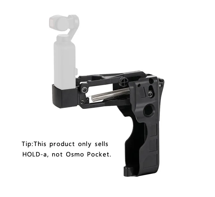 Hand-held Z-axis Shock Absorber Storage Box for DJI OSMO POCKET black