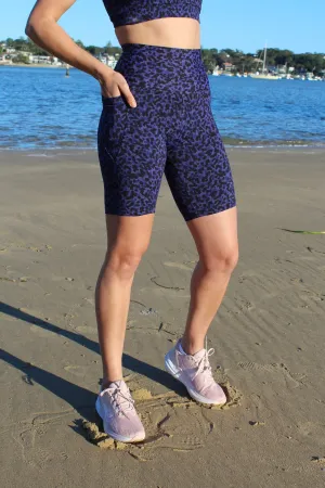High Waist Long Shorts - Atomic