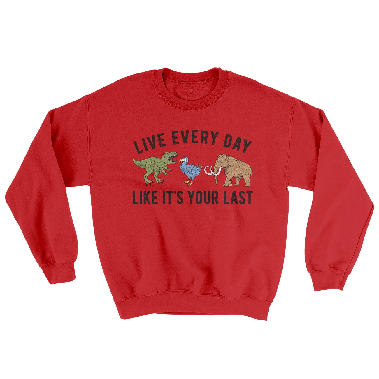 Live Every Day Like It’s Your Last Ugly Sweater