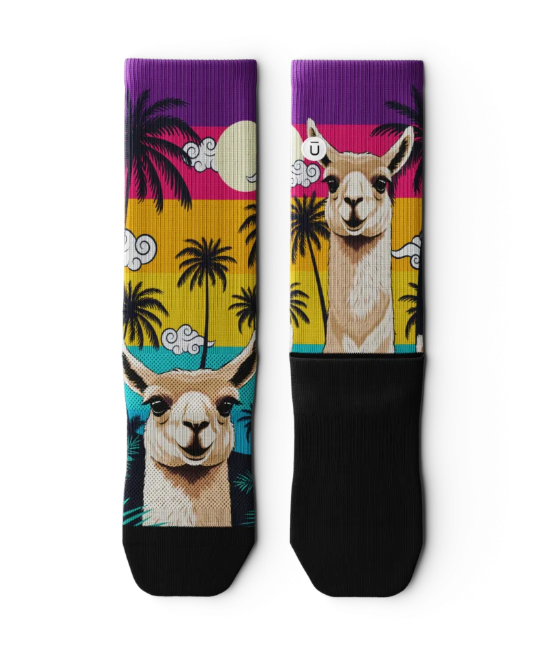 Llama Crew Socks