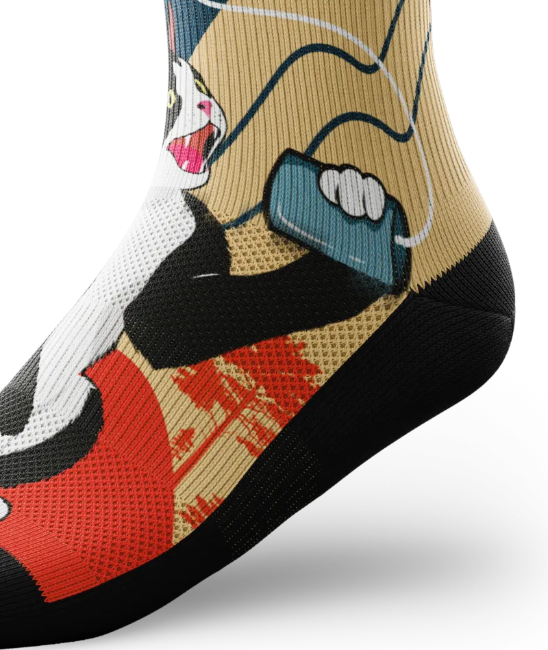 Meow Knee High Compression Socks