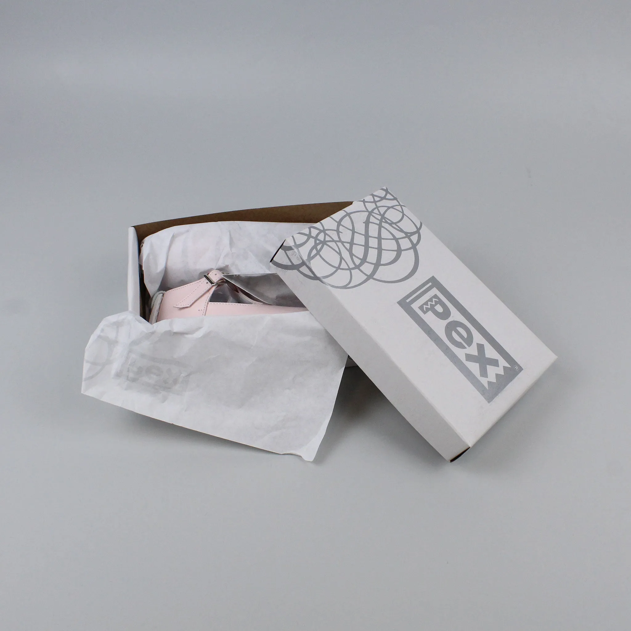 Pex Stef First Walker Shoes - Hard Sole Pink Leather T Bar
