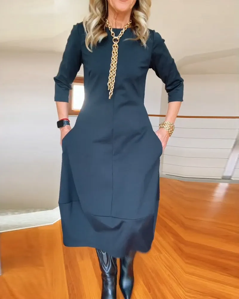 Roos™ - Elegant Dress with Handmade Details