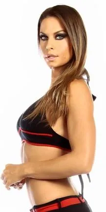 Sexy Burn Adjustable Tie Athletic Ring Girl Gym Halter Top - Black/Red