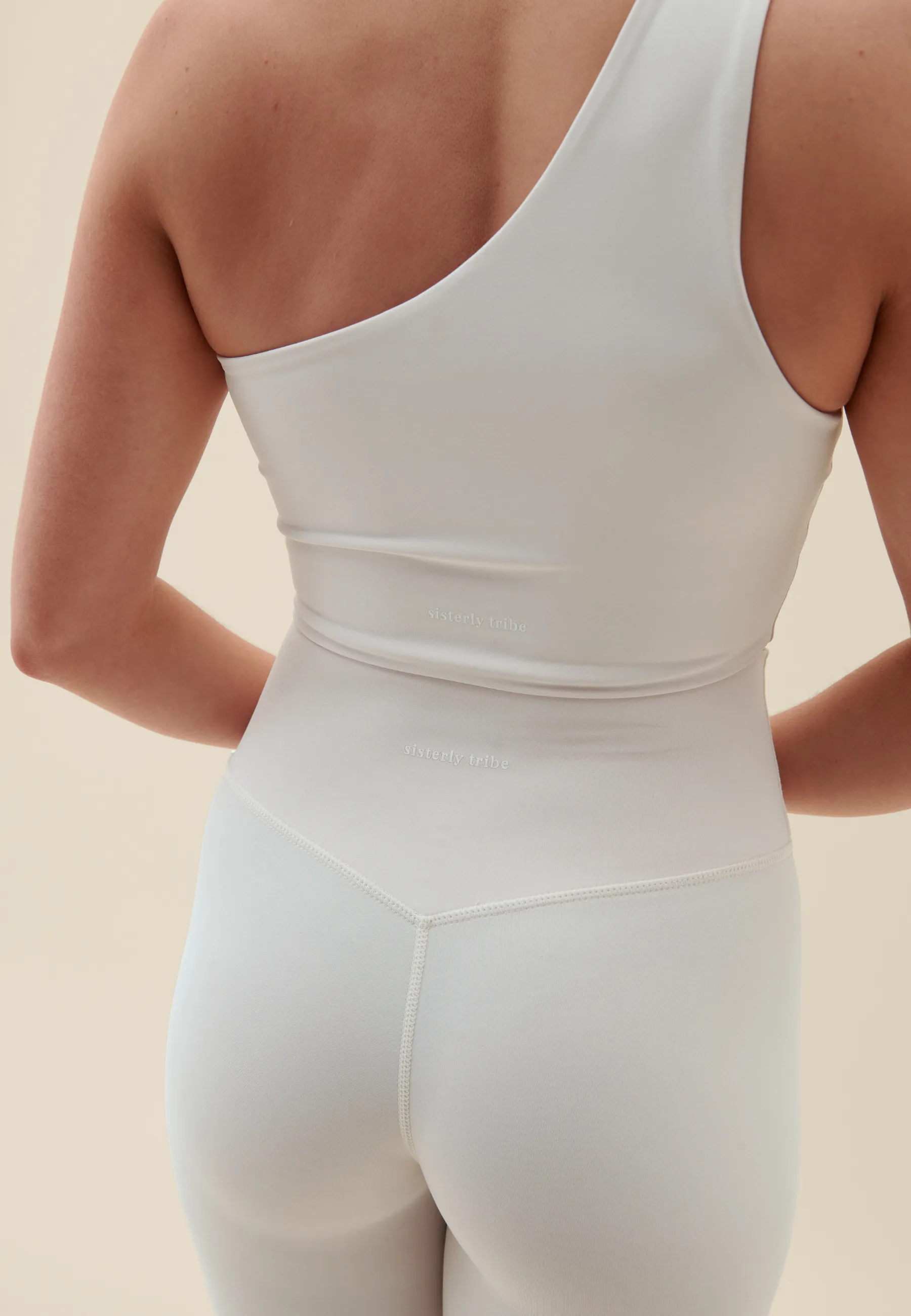 Softsculpt One Shoulder Top - Marshmallow