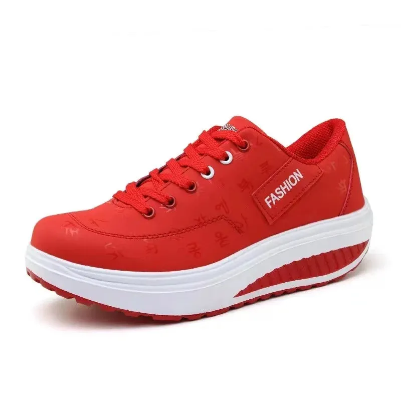 Walking Shoes Women Sneakers Fashion Shake Shoe Sport Comfortable Lightweight Ladies Thick Bottom Casual Footwear 2022 New