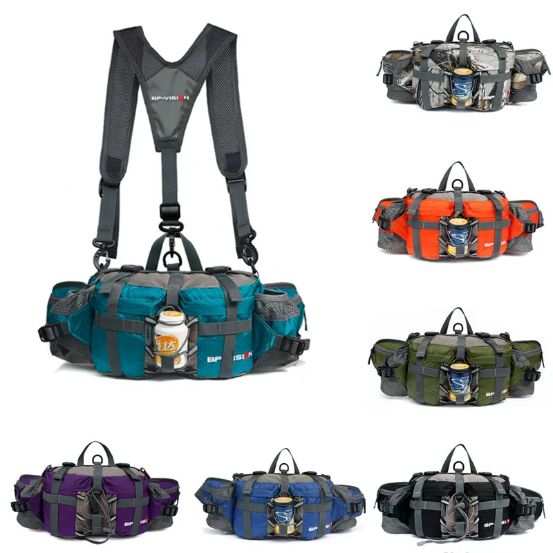 Waterproof Waist Bag for Climbing, Bouldering, Mounteneering and Trekking