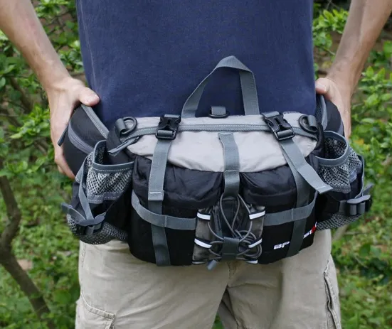 Waterproof Waist Bag for Climbing, Bouldering, Mounteneering and Trekking