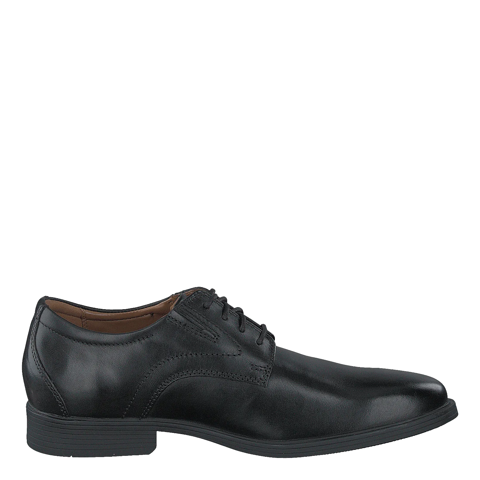 Whiddon Plain Black Leather