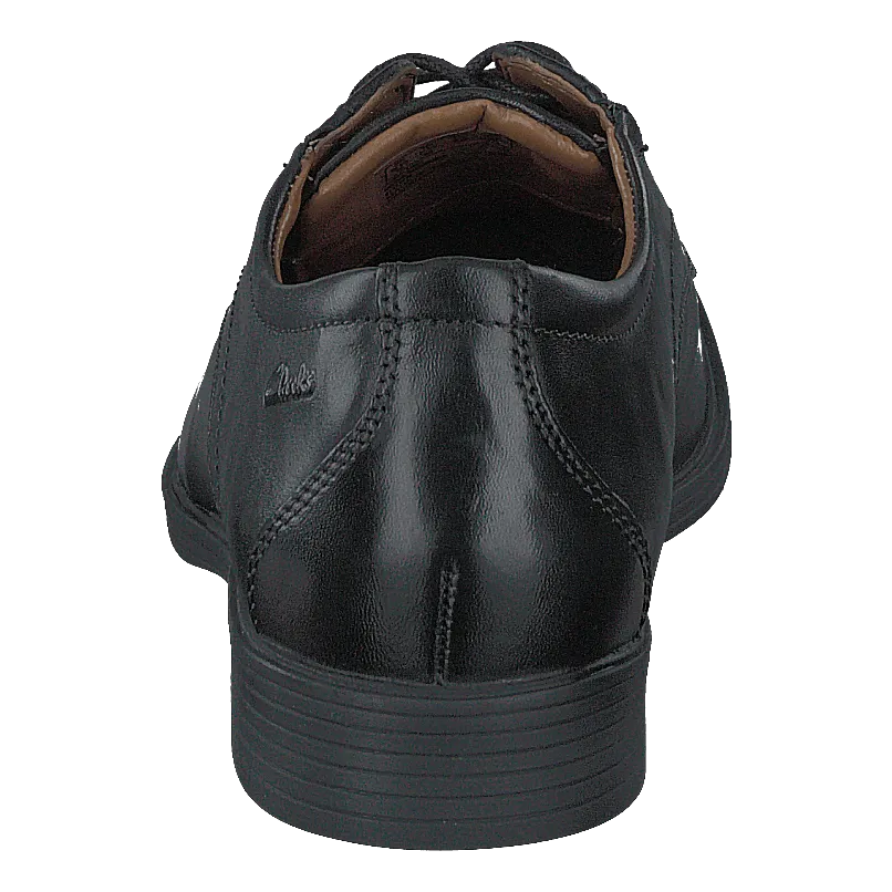 Whiddon Plain Black Leather