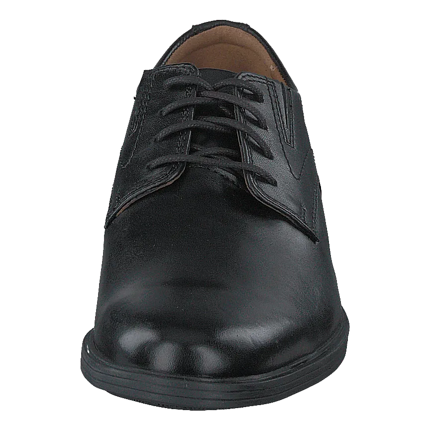 Whiddon Plain Black Leather