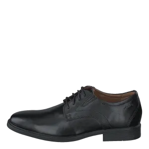 Whiddon Plain Black Leather